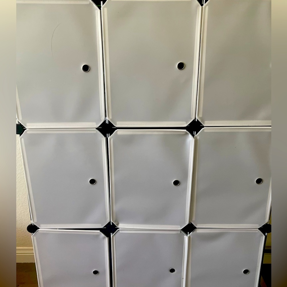 White 9 Large cube storage